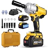 GJCrafts 1000 Nm Akku Schlagschrauber – 21 V bürstenloser...