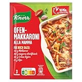 Knorr Fix Würzmischung Ofen-Makkaroni alla mamma für ein leckeres Nudelgericht...