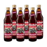 RABENHORST Schwarze Johannisbeere Muttersaft BIO 6er Pack (6 x 700 ml) - 100%...