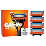 Gillette Fusion 5 Rasierklingen, 4 Ersatzklingen für Nassrasierer Herren mit...