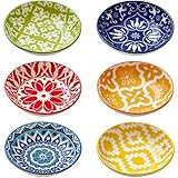 GXIQYL 6 Stück Keramik Klein Dipschalen,Gewürzschalen Klein Soja...