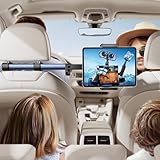 TRYONE Tablet Halterung Auto Kopfstütze - [46cm Langarm] [3 in 1 Ausziehbare]...