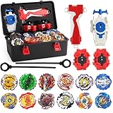 3T6B Bey Battling Tops Kampfkreisel Set,12 Stück Bey Battling Tops Burst mit 3...