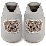 IceUnicorn Baby Lauflernschuhe Krabbelschuhe Baby Mädchen Jungen Lederpuschen...
