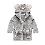 IEUUMLER Children's Hooded Bath Towel Flannel Fleece Pyjamas for Baby Girl Boy...