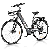 VARUN E-Bike Damen 28 Zoll City Bike Tiefeinsteiger | 36V 360Wh Akku |...