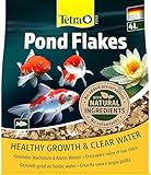 Tetra Pond Flakes - Fischfutter-Flocken für kleinere und junge Teichfische,...