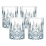 Nachtmann 4-teiliges Whisky Gläser Set, 295 ml, Noblesse, 89207, Whisky Tumbler...