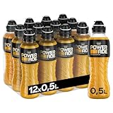 Powerade Sports Golden Mango, kalorienarmes Sport Getränk mit Mango-Geschmack,...