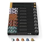 NESPRESSO ORIGINAL, Auswahl an Espresso und Lungo Kaffees, Helle bis dunklere...