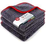 Glart 443TP Mikrofasertücher 3er Set – 600 GSM – 40x40 cm – Flauschige...