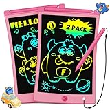 TEKFUN 2 Stück LCD Schreibtafel Kinder Zeichenbrett 8,5 Zoll Bildschirm...