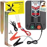 Power XXL A2000 12V Set Elektrozaungerät inklusive Zubehör Weidezaungerät...