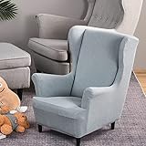Highdi Kinder Sesselhusse Ohrensessel aus Jacquard, Kindersessel Bezüge Hoher...
