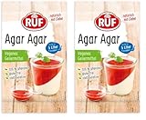 RUF Agar Agar, veganes Geliermittel in Pulverform, für bis zu 5 Liter...