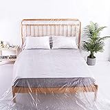 BUZIFU Sofabezug Abdeckung Transparent Möbel Abdeckung Kunststoff Sofa...
