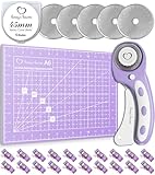 Honey's Heaven 45 mm Rollschneider Stoffschneider Set inkl. A6...