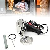 TanjcXliu Elektrisches Messer für Fleisch Dönermesser Elektrisch Gyro Cut...
