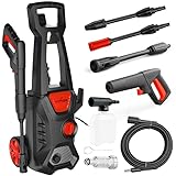 LEHMANN Jukon Hochdruckreiniger, 1600 W, max. 200 bar Druck, 480 l/h...
