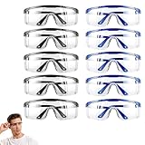 10 Stück Schutzbrille Arbeitsschutzbrille, Schutzbrille,Sicherheitsbrillen,...
