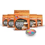 Tassimo Kapseln Limited Edition Cinnamon Roll Latte, 5 x 8 Pads, 40...