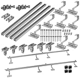 Avoltik Solar Halterung Ziegeldach | Montageset für 2 Paneele I Set aus 8...