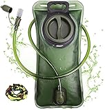 Trinkblase 2 Liter mit auslaufsicherer Wasserreservoir, Military Wasser...