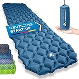 NORDMUT® Isomatte Ultraleicht [mit Reparaturset] kleines Packmaß - Aufblasbare...