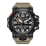 Herren Digitale Armbanduhr, Military Sport Analog-Digital Chronograph Uhren für...