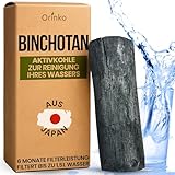 ORINKO Japanischer Binchotan, Kishu Bio 1 x (25 g) | Ubame Eiche von Wakayama...