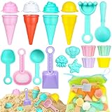 Sandspielzeug für Kinder, 21 Stück Strandspielzeug Set Mädchen Junge...