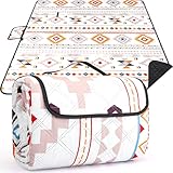 Picknickdecke Wasserdicht Boho 200x200cm,XXL Outdoor Picknick Decke...