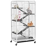 Yaheetech Nagerkäfig Nagervoliere Metall Hamsterkäfig Kleintierkäfig Käfig...