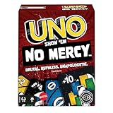 Mattel Games UNO Show 'em No Mercy - 56 zusätzliche Karten, Harte Aktionskarten...