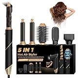 UKLISS Airstyler 5 in 1 Hot Air Styler Haartrockner Set Warmluftbürste...