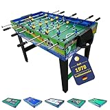 Best Sporting Tischkicker Kinder & Erwachsene 10 in 1 Set I Multigame-Spieltisch...