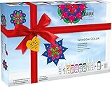 KREUL 42849 - Window Color XXL Set, 10 x 80 ml Fenstermalfarben, inkl. 80 ml...