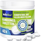 Reinigungstabletten für Kaffeevollautomaten 40x 2g - kompatibel für Delonghi,...