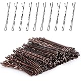 Laicky Haarnadeln bobby pins 200Count Braun Haarnadeln mit Box für Frauen Dame...