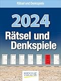 Rätsel und Denkspiele 2024: Tages-Abreisskalender mit Rätseln und kniffligen...