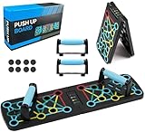17 in 1 Faltbare Push-Up Liegestütz Brett mit Handgriff für Muskeltraining...