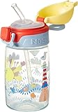 Nuby optimal Straw Trinkflasche — Aktiver Schnabelbecher für Kleinkinder, 360...