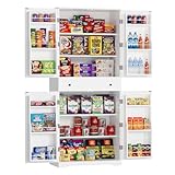 VOWNER Küchenschrank, Küchenbuffet Buffetschrank mit 12 Türregalen,...
