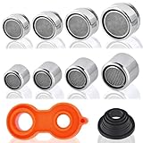 8 Stück Ersatzteile für Wasserhahnbelüfter, VEINARDYL Teile für...