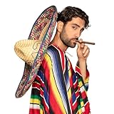 Boland 95413 - Sombrero Enrique, 70 cm, Hut für ein Mexiko Kostüm, Mexikaner,...