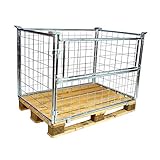 Gitteraufsatzrahmen Nutzhöhe 1200 mm verzinkt 2. Wahl