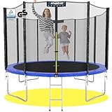 KINETIC SPORTS Trampolin Outdoor Salto Ø 183 cm - TÜV Rheinland geprüft,...