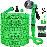 Gartenschlauch Flexibel Wasserschlauch Dehnbar Flexibler Gartenschlauch 15m mit...