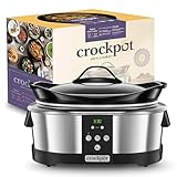 Crockpot, elektronischer Schongarer | 5,7 l (5–6 Personen) | programmierbar...