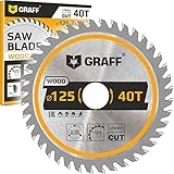 125 mm Sägeblatt für Holz, Sperrholz, Laminat, Trockenbau, Kunststoff - 40...